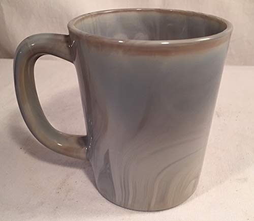 Glass Coffee Mug - Mosser Usa - American Made (1, Gray Marble)