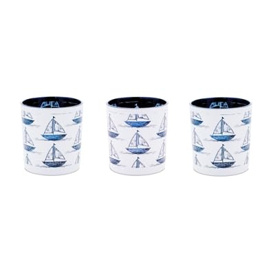 Votive Holder (Set of 3) 3D x 3.5H Glass