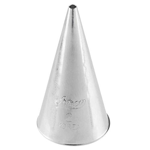 Ateco Piping Tip, Silver, Small