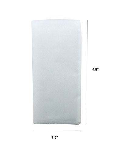 90 Micron | Premium Nylon Tea Filter Bags | 2.5'' X 4.5'' | 50 Pack