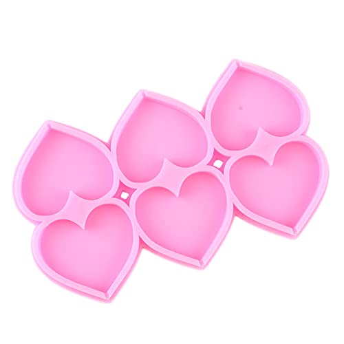 1Pc Love Heart Lollipop Silicone Molds Cupcake Topper Fondant Mold Baby Birthday Cake Decorating Tools Chocolate Candy Resin Mou