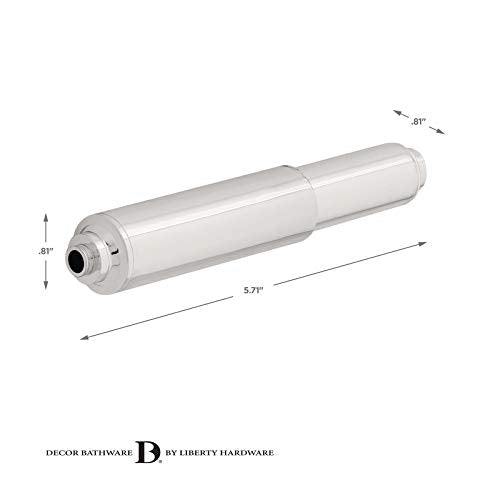 Liberty Replacement Double Post Toilet Paper Holder, Chrome