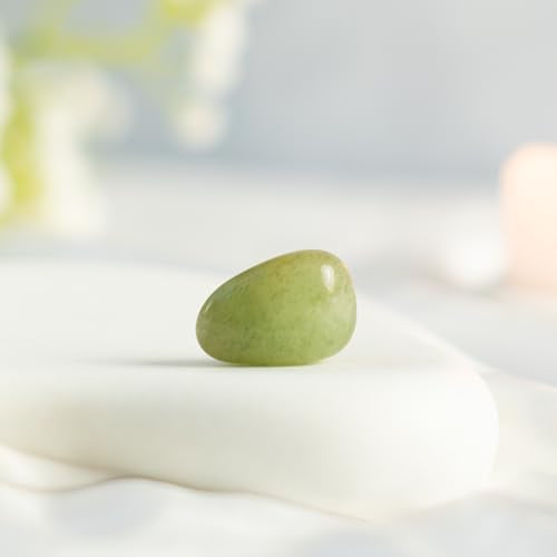 Astrotalk Green Aventurine Tumble | Attracts Luck, Prosperity & Career Growth | Enhances Focus, Smart Decisions & Heart Chakra Healing | Office & Home Decor | Gift for Man & Woman
