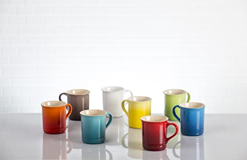 Le Creuset Stoneware Vancouver Mug, 14 oz., Rhone - Durable Stoneware, Elegant Design, Perfect for Coffee or Tea