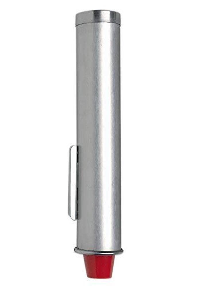 Dispense-Rite Sfl-Adj Surface-Mount Portion Cup Dispenser, Gravity-Feed 2 Oz. To 6 Oz. Plastic