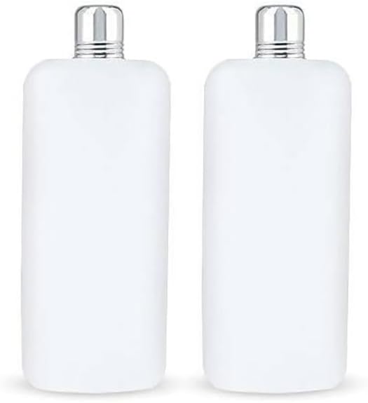 Plastic Travel Flask 26 oz, Set of 2