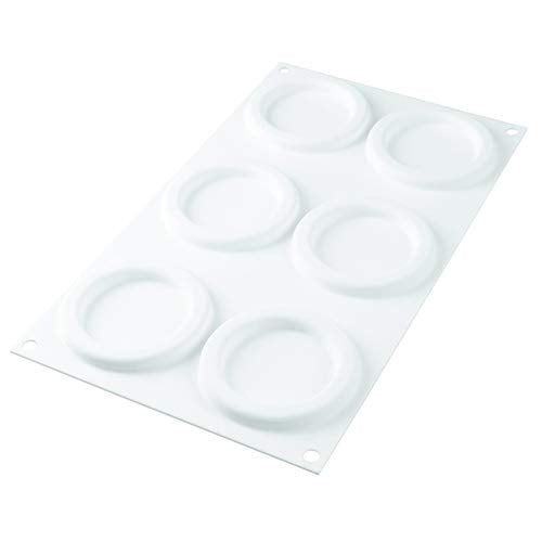 Silikomart The-Ring-65 Set Of 2 Silicone Molds With 1 Plastic Cutter