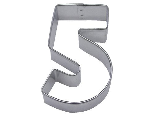 R&M Number 5 Cookie Cutter In Durable, Economical, Tinplated Steel