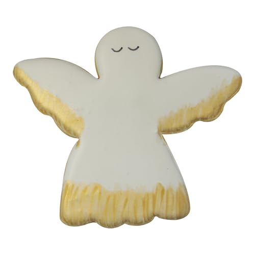 Cybrtrayd R And M Angel 5-Inch Cookie Cutter In Durable, Economical, Tinplated Steel