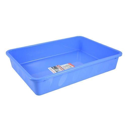 Lipsa Enterprise Unbreakable Multipurpose Plastic Tray Big/Large Size, Multipurpose Organizer Rectangle Shape Tray, Water, Plast