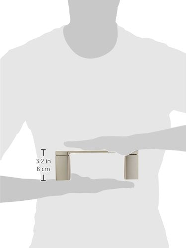 Moen Yb8808Bn 90 Degree Modern Double Post Pivoting Toilet Paper Holder, Brushed Nickel