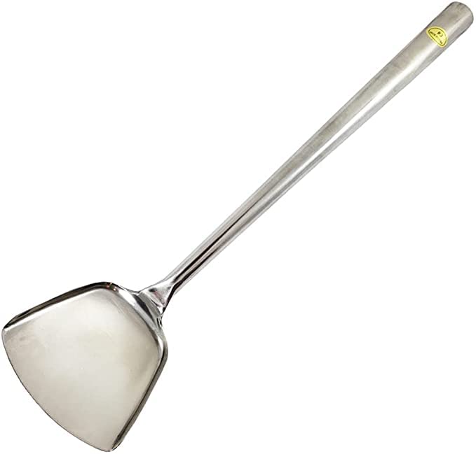 Sunrise Kitchen Supply All Stainless Steel Wok Shovel And Ladle Set #3