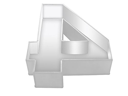 Euro Tins Small Number Wedding Birthday Anniversary Cake Baking Pan/Tin 10'' X 8'' (4)