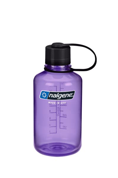 Nalgene Sustain Tritan Bpa-Free Water Bottle Made With Material Derived From 50% Plastic Waste, 16 Oz, Narrow Mouth, Purple