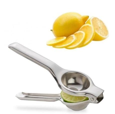 Attachh Manual Stainless Steel Lemon Squeezer, Steel Citrus Presser, Manual Hand Press Lime Squeezer Pack Of 1
