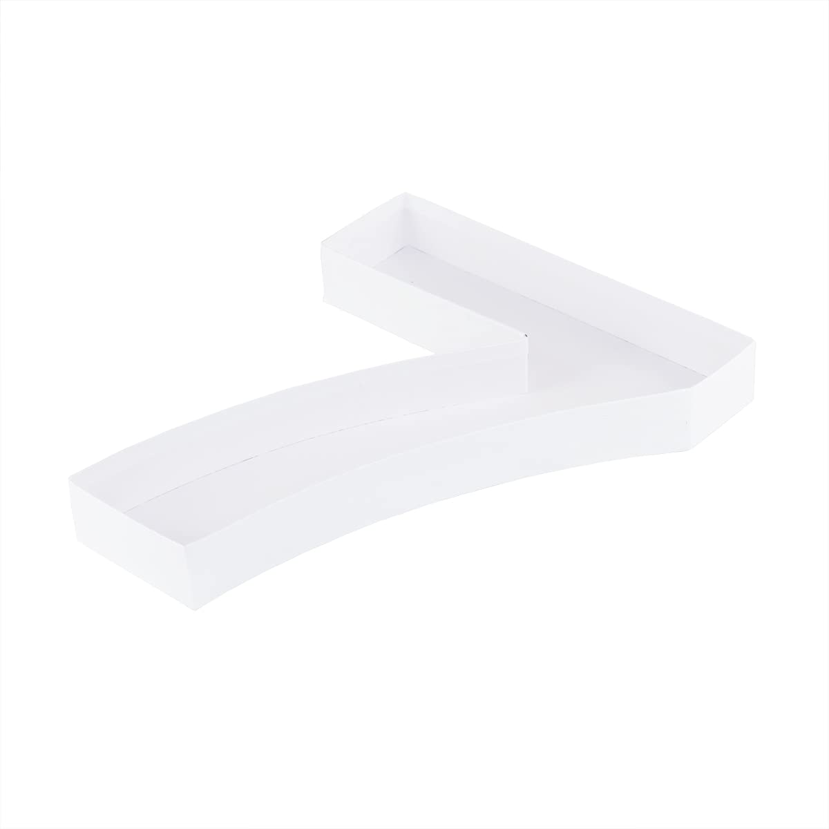 Wenpack 12'' Cardboard Number Shaped Mache Cupcake Strawberries Fillable Carton Box With Clear Lid (White, 7)