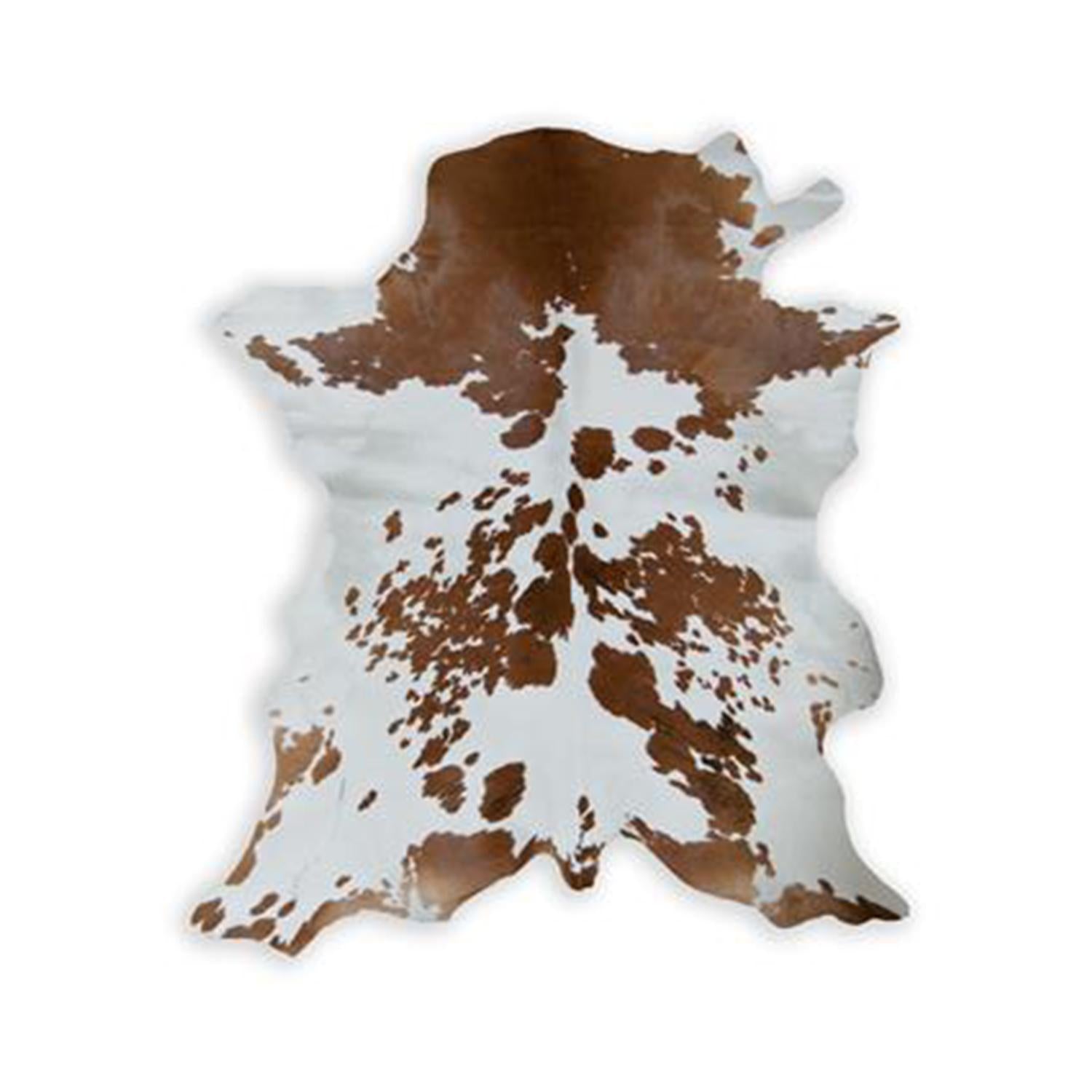 24 X 36 Salt And Pepper, Brown And White Calfskin - Area Rug