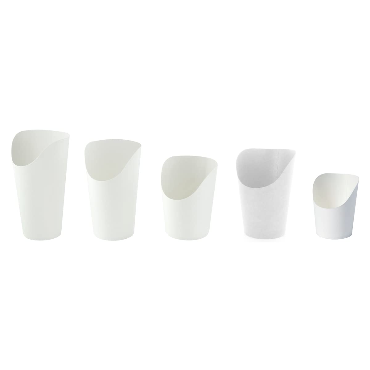 Packnwood 210Gsp25Bl White Mini Fries/Wrap Cup - 2Oz D:1.9In H:3.1In - 500 Pcs