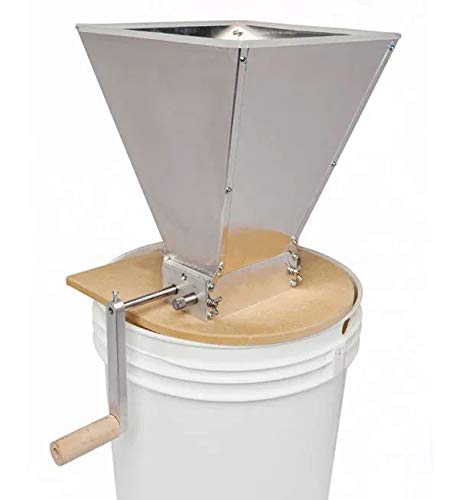 Vintage Shop Evill Twin Grain Mill, 10 Lb,Silver