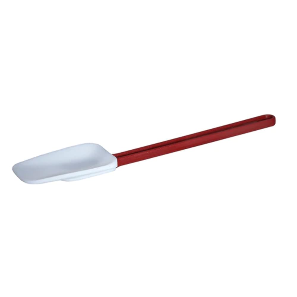 Winco Spoon Silicone Spatula, 14Inch White, Medium