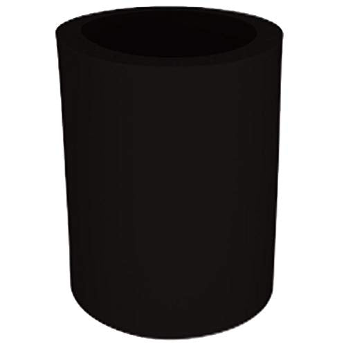 Blank Thick Foam Old School Can Cooler (6 Pack, Black)
