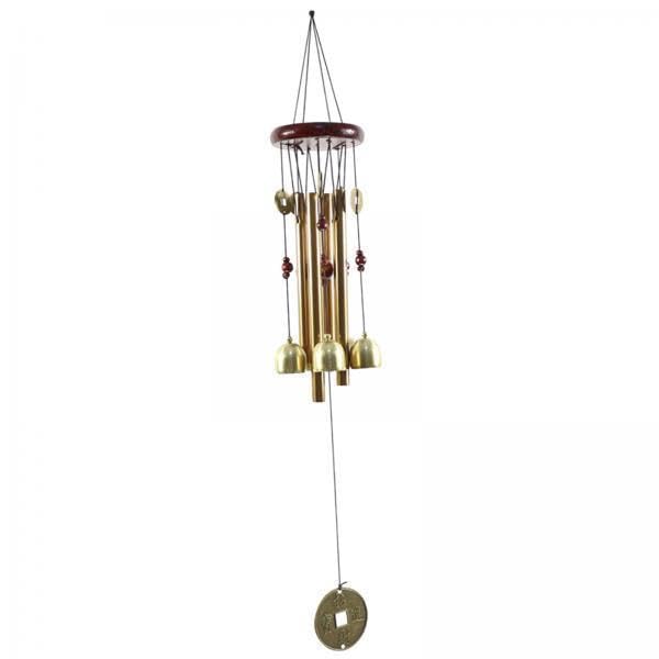 Trendynest 3Xchinese Lucky Wind Chimes Metal Church Bell Outdoor Garden Decor 4 Tubes