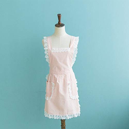 3Nh Pack Of 1 Multiutility Apron (Color: Pink, Size: Size, Material: Cotton)