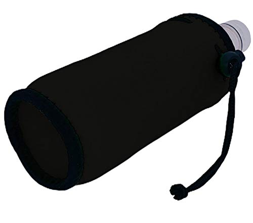Blank Neoprene Water Bottle Coolie (1, Black)