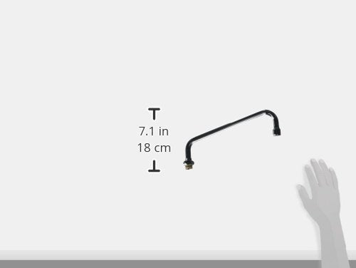T&S Brass 061X Swing Nozzle, Chrome, 10-Inch