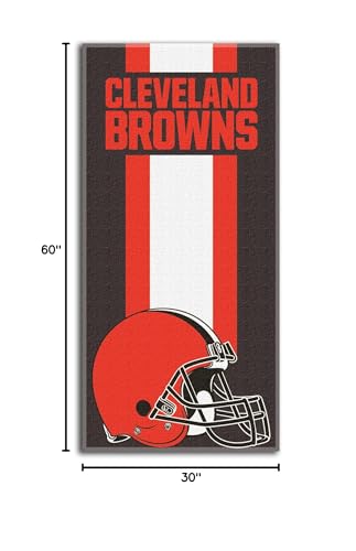 Northwest Nfl Cleveland Browns Beach Towel, 30 X 60, Zone Read
