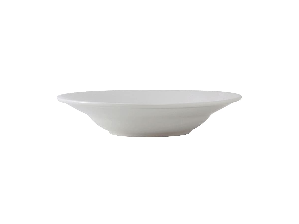 Tuxton China Ald-090 Soup Bowl, 9-1/2 Oz., 9'' Dia., Round, Rimmed, Microwave & Dishwasher Safe, Oven Proof, Fully Vitrified, Le