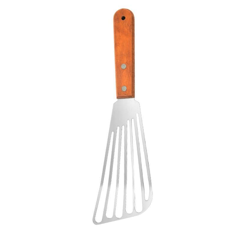 Ujeavette Frying Spatula Portable Non Slip Fish Turner For Frying Cooking Transferring