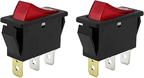 Kongv Rocker Switch Lighted On Off For 120927-24 120 Volt Fmi Desa Electric Fireplaces