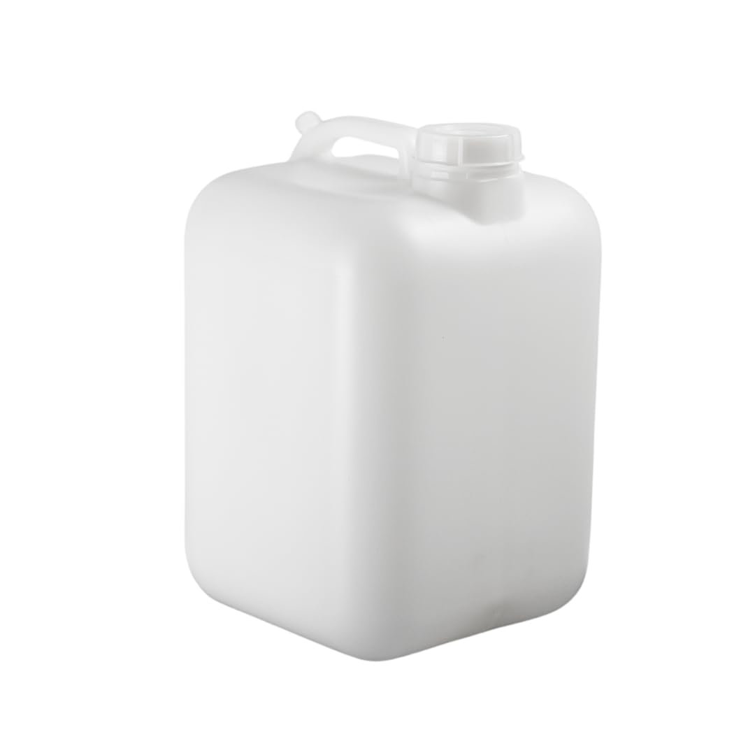 Hedpak Hedpak-5-Gal 5 Gallon Plastic Carboy With Handle-Bpa Free & Food Grade, White