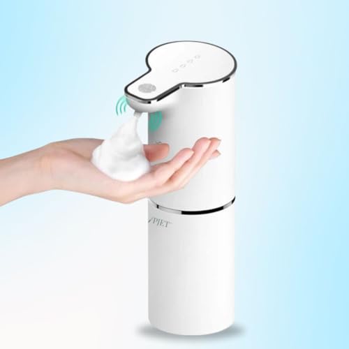 Pjet Automatic Foam Handwash Dispenser | Smart Touchless Soap Holder For Bathroom, Office, Kitchen (350 Ml) Plastic
