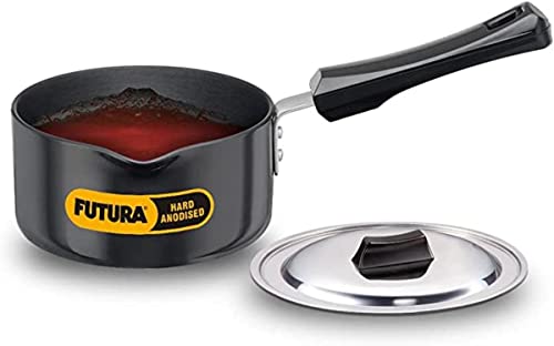 Futura Hard Anodised Ezee-Pour Saucepan 1 litre with lid