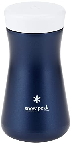 Snow Peak'S Tsuzumi Bottle 350, Tw-350Nv, Stainless Steel, Vacuum-Sealed, Double-Walled, Made In Japan, Lifetime Product Guarant