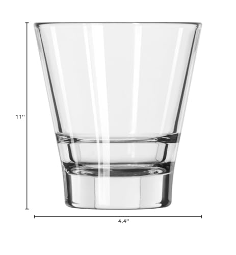 Libbey Glassware 15710 Endeavor Rocks Duratuff Glass, 9 Oz. (Pack Of 12)