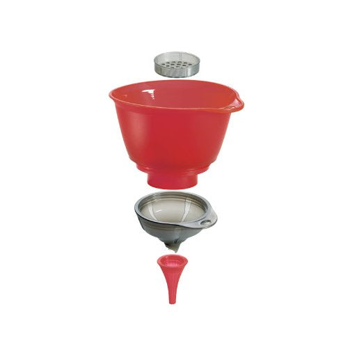 Cuisipro 3 In 1 Funnel Set Red