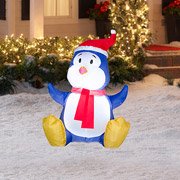 Gemmy Airblown Baby Penguin 3.5 ft Christmas Inflatable