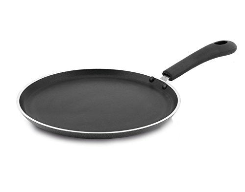 Sumeet Non Stick Aluminium Tawa, 270 Mm, Black Silver