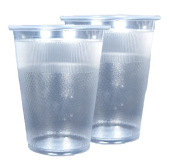 9Oz Individually Wrapped Plastic Cups (Carton Of 1000)