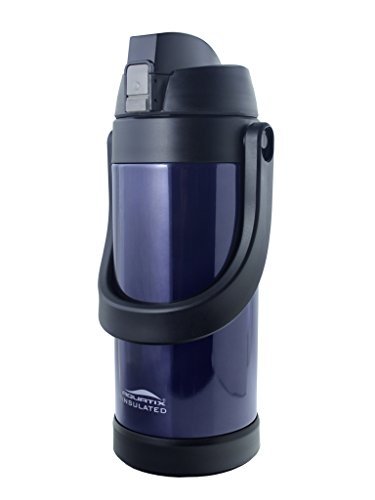Aquatix Double Wall Insulated Stainless Steel Sport Thermos Bottle 68 Ounce Midnight Blue