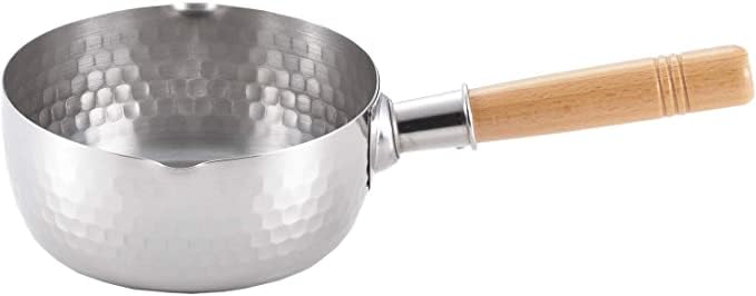 Japanese Stainless Steel Yukihira Saucepan 16Cm Pot, Made In Japan, 1.2 Quart, 1 Pack