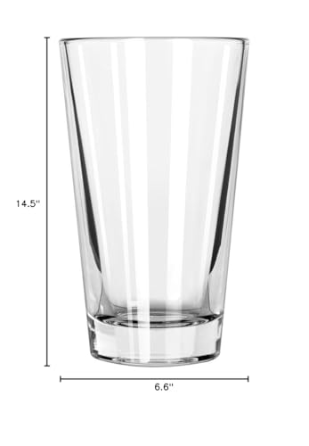 Libbey Glassware 15141 Restaurant Basics Cooler Duratuff Glass, 14 Oz. (Pack Of 24)