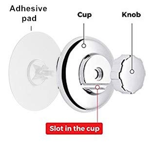 Ipegtop Suction Cup Deep Shower Caddy Bath Organizer Wall Shelf For Large Shampoo Gel Holder Bathroom Accessories Storage -Rustp