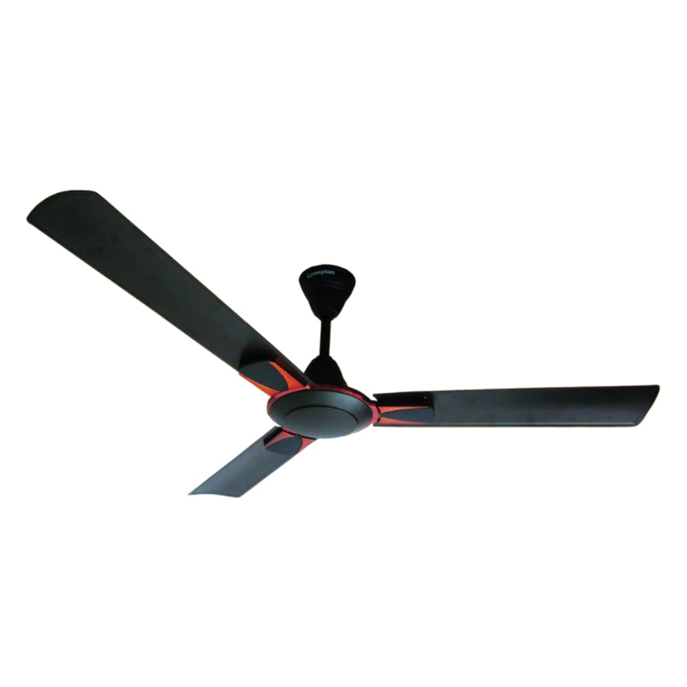 Crompton High Speed Diego 1200Mm (48 Inch) Ceiling Fan (Matte Black), Pack Of 1