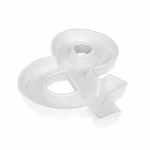 Coffeezone Ceramic Letter Dish & Plates For Candy/Nuts Ideas, Wedding Party Decoration (Shape &)
