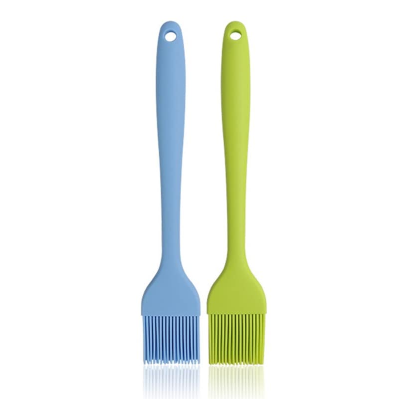 Kitchenfest 2 Pcs Large Silicone Heat Resistant Cooking Brush | Oiling Brush | Barbecue Brush | Basting Brush | Baking Brush | 1