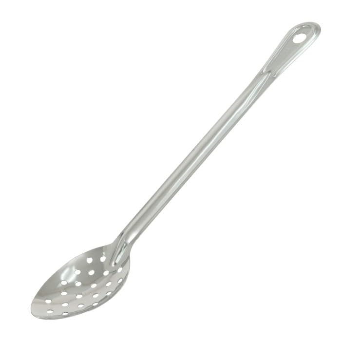 CAC Stainless Basting Spoon SBSP21 Perforated 1.5 mm 21 inch